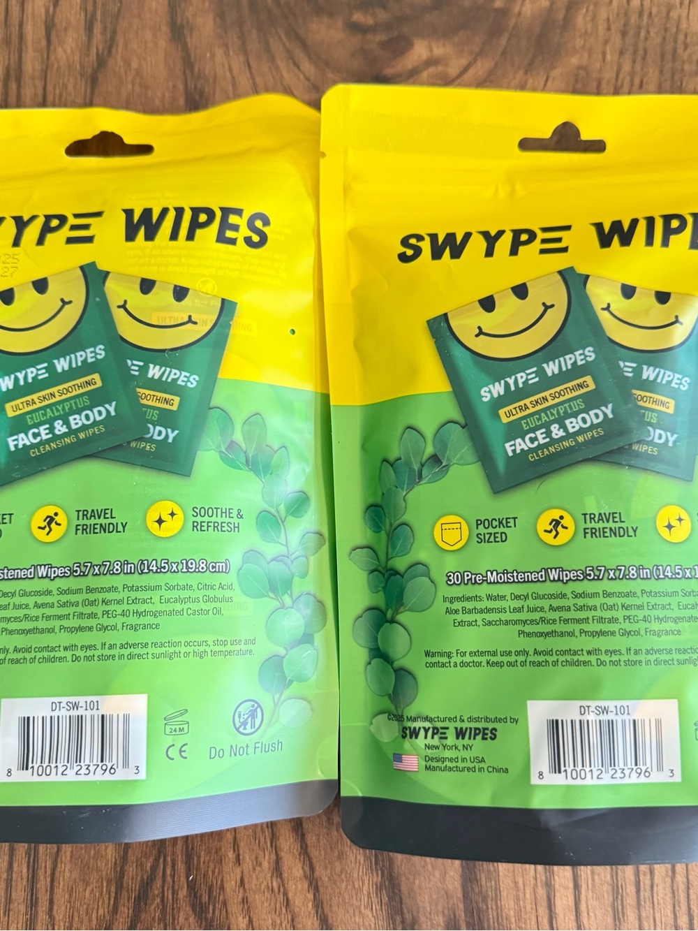 Eucalyptus Face & Body Cleansing Wipes - Green - Picture 10 of 16